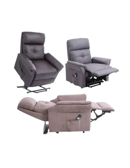 Sillón Relax Elevador DIAMANT MAXI con 2 Motores y Reclinación casi 180º