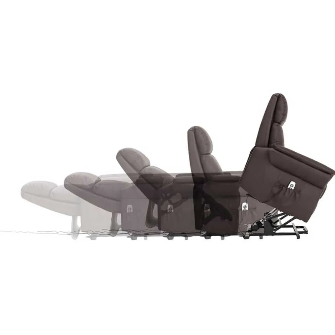 Sillón Relax Elevador DIAMANT MAXI con 2 Motores y Reclinación casi 180º