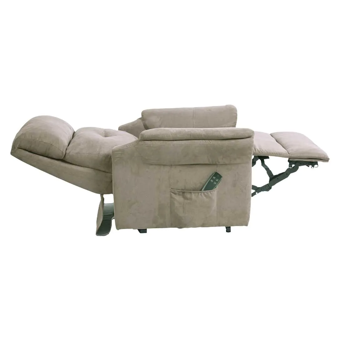 Sillón Relax Elevador DIAMANT con 2 Motores y Reclinación casi 180º