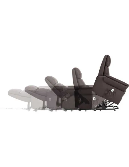 Sillón Relax Elevador DIAMANT con 2 Motores y Reclinación casi 180º