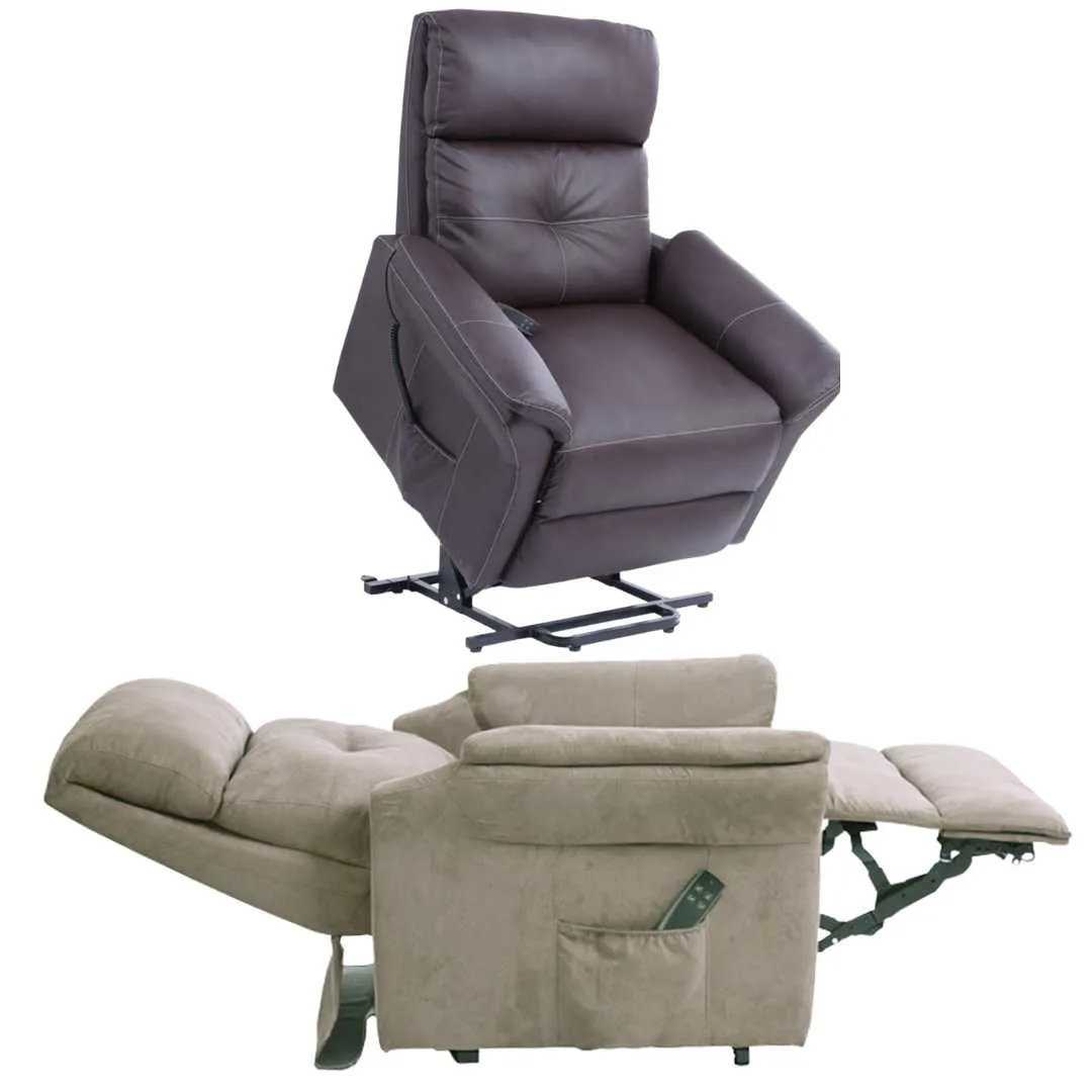 Sillón Relax Elevador DIAMANT MAXI con 2 Motores y Reclinación casi 180º
