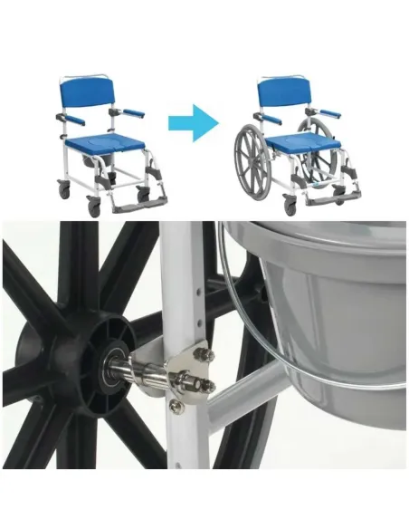 Silla de ducha y WC ASTON XL o XXL Silla de ducha y WC ASTON XL o XXL