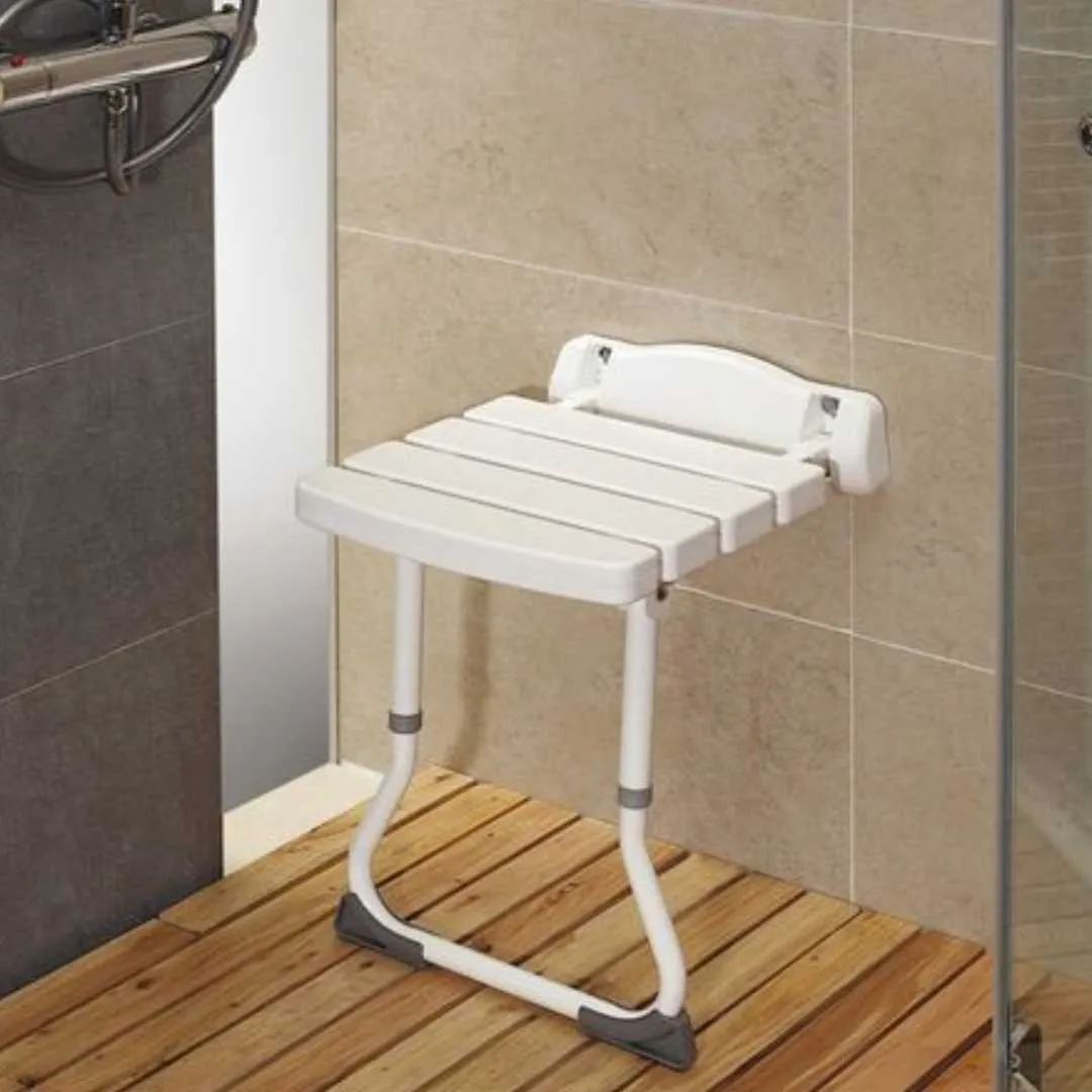 Asiento Ducha Abatible de pared con Patas Mayotte