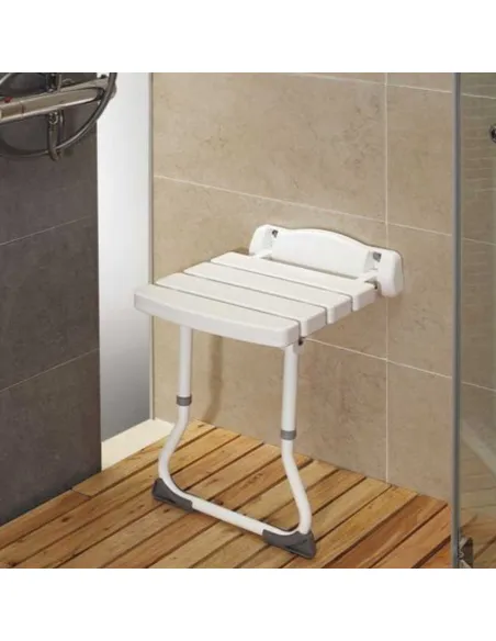 Asiento Ducha Abatible de pared con Patas Mayotte