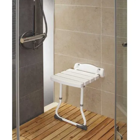 Asiento Ducha Abatible de pared con Patas Mayotte