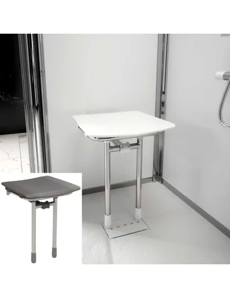 Asiento Ducha  Abatible de Pared Rugao Hasta 200 Kg