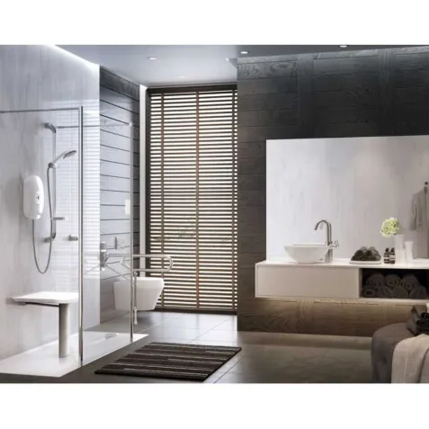 Asiento Ducha ÓNYX Abatible  de Pared Hasta 200 Kg 2