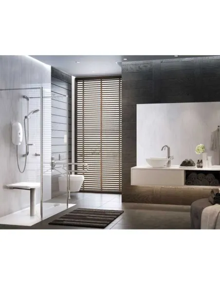 Asiento Ducha ÓNYX Abatible  de Pared Hasta 200 Kg