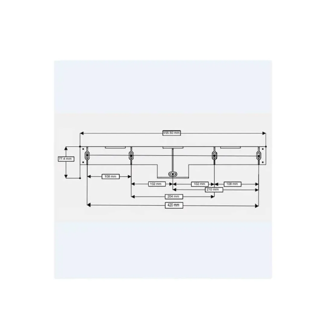 Asiento Ducha ÓNYX Abatible  de Pared Hasta 200 Kg