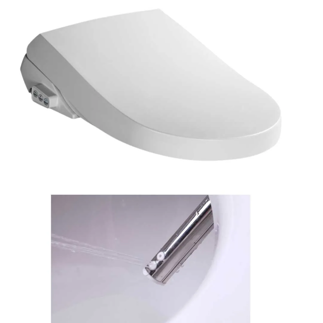 Asiento Bidet LUXE SILVER Electrónico para Lavado y Secado en su Wc