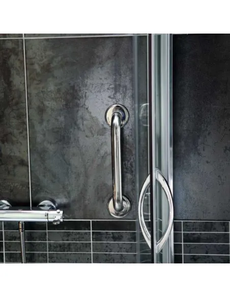 Barra de Baño de Acero Inoxidable con Embellecedor