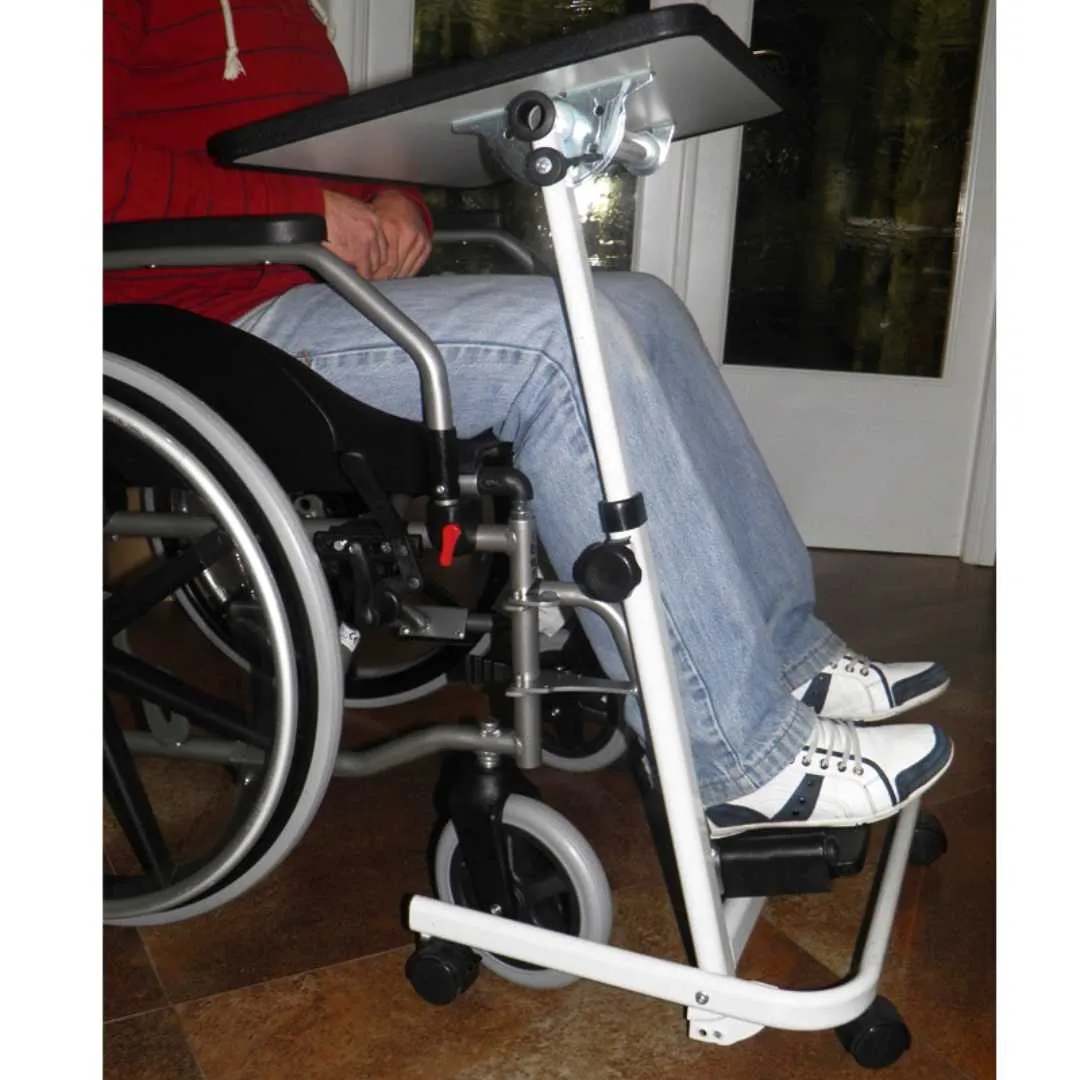 Mesa Auxiliar  Inclinable y Regulable Blanca