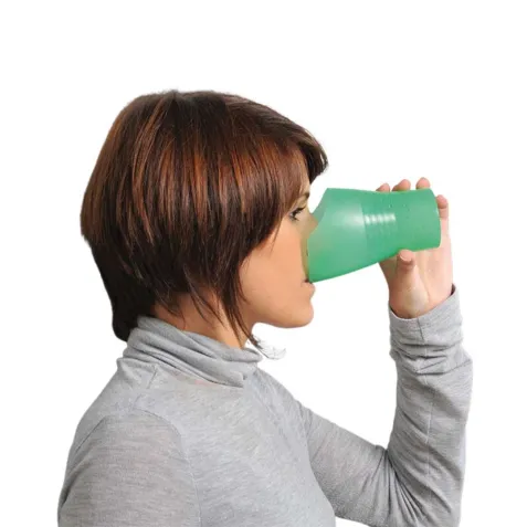 Vaso con Área Nasal Recortada Blanco, Azul o Verde...