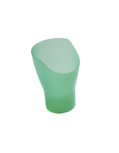 Vaso con Área Nasal Recortada Blanco, Azul o Verde Traslucidos