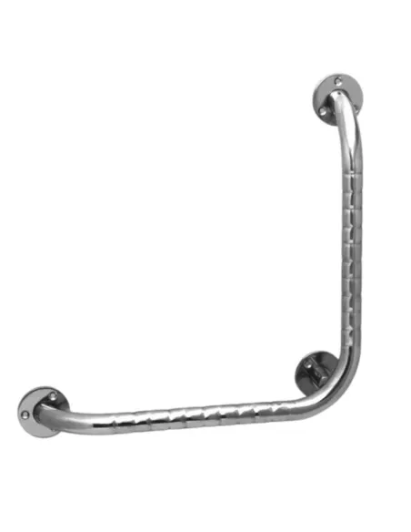 Barra Baño Angular 90º de Acero Inoxidable