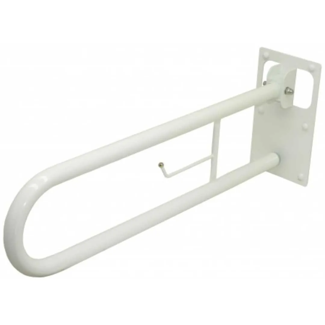 Asidero Abatible de Pared Giratorio Blanco con...