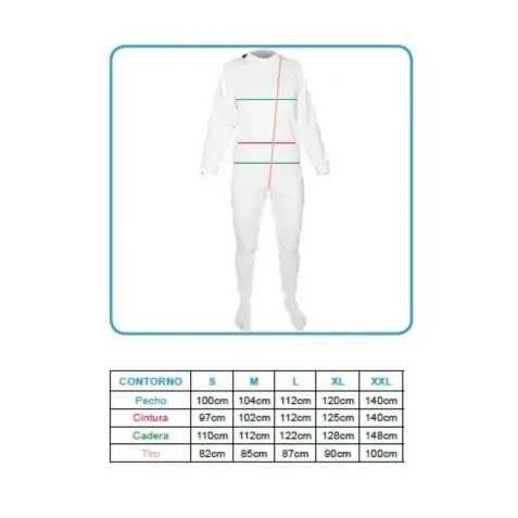 PIJAMA Antipañal SANITIZED para ADULTO TODO LARGO Ubiotex 2