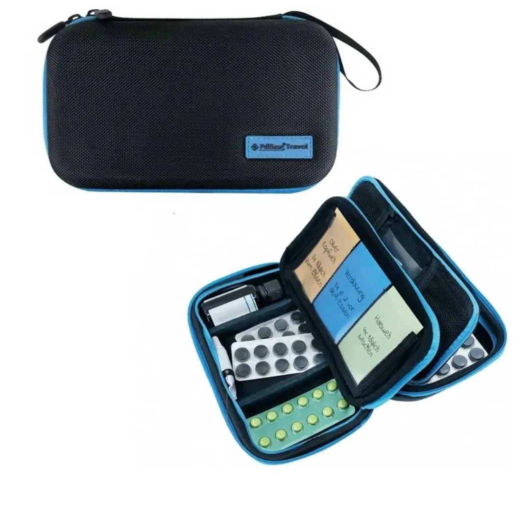 Estuche Porta Medicamentos de Viaje Pillbase...