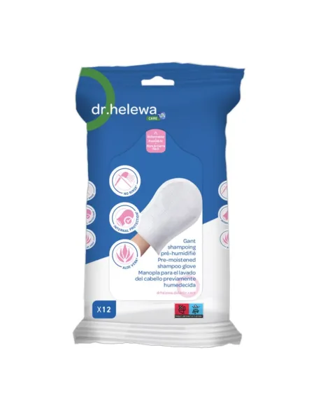 Manoplas Húmedas para Lavar Cabello Sin Enjuagar Dr. Helewa