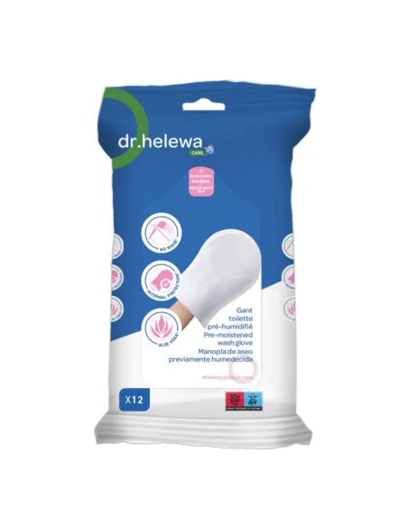 Manoplas Húmedas para Lavar el Cuerpo Sin Enjuagar Dr. Helewa