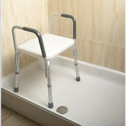 Banqueta Taburete de Ducha con Reposabrazos 2