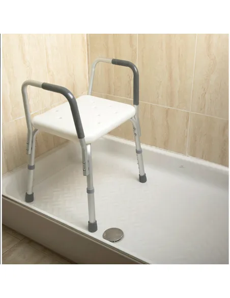 Banqueta Taburete de Ducha con Reposabrazos