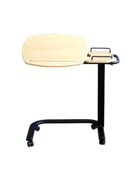 Mesa Auxiliar de Cama TASMANIA con 2 Bandejas Fácil Regulación de Altura