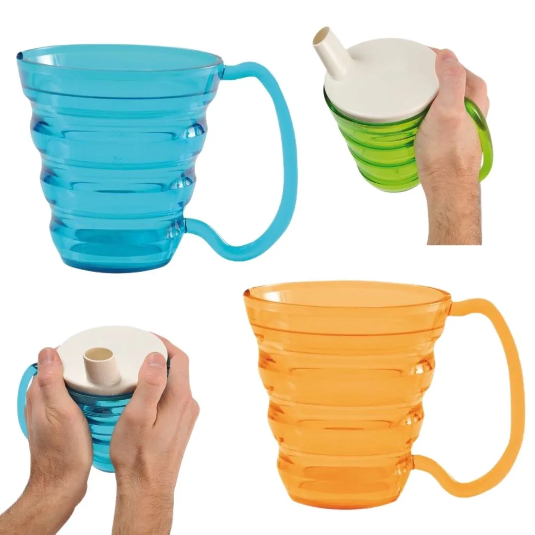 Vaso Taza Ergonómica Ergo ·Tapa-Boquilla Opcional
