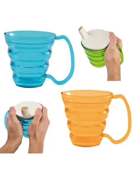 Vaso Taza Ergonómica Ergo ·Tapa-Boquilla Opcional