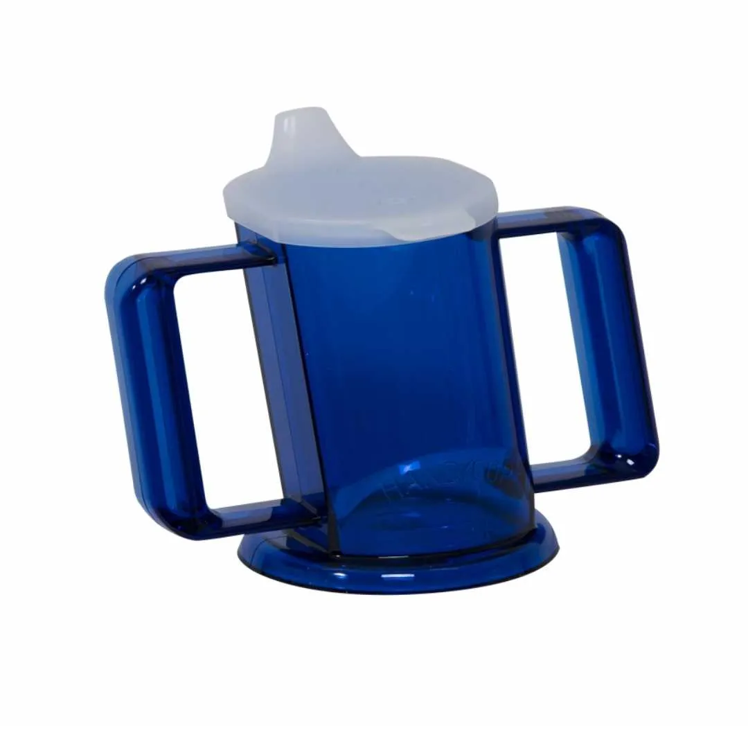 Taza Inclinado HANDYCUP Transparente con Asas y...