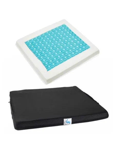 Cojín Antiescaras OMEGA Viscoeslastica y Gel con Funda
