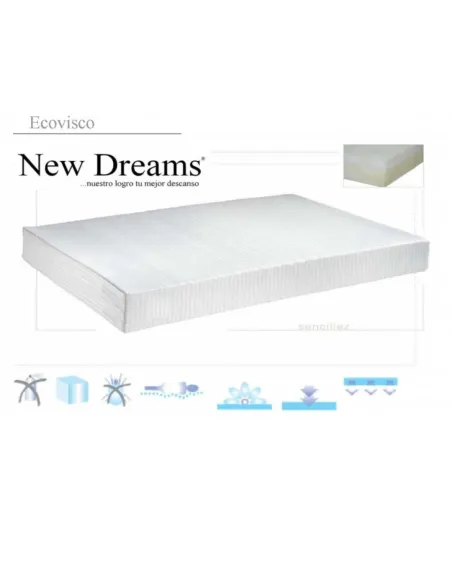 Colchón Antiescaras ECOVISCO 16 cm New Dreams