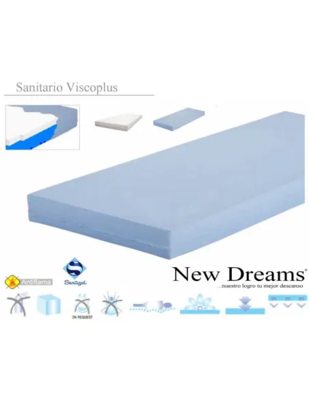 Colchón SANITARIO VISCOPLUS 15 cm  New Dreams