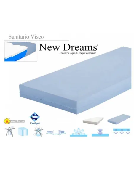 Colchón Antiescaras SANITARIO VISCO 15 cm New Dreams