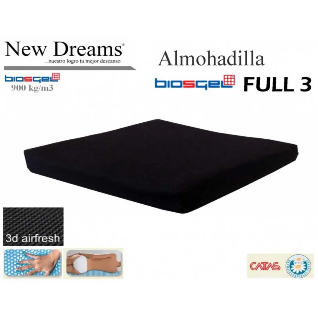 Cojín Antiescaras Gel Sólido BIOSGEL FULL 3 New...