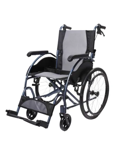 Silla de Ruedas con Frenos para Acompañantes en los Puños