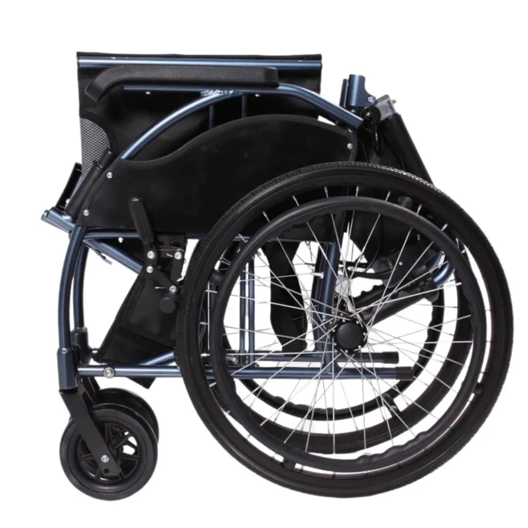 Silla de Ruedas con Frenos para Acompañantes en...