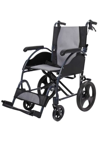 Silla de Ruedas con Frenos para Acompañantes en los Puños
