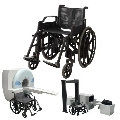 Silla de Ruedas CERO METAL No Magnética para Escáneres,... 2