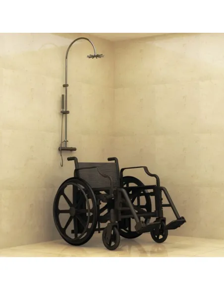 Silla de Ruedas CERO METAL No Magnética para Escáneres, Resonancias, Duchas, Piscinas y SPA