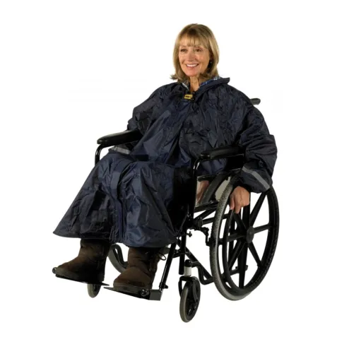 Poncho Forrado Con Mangas Splash Deluxe para Silla de...