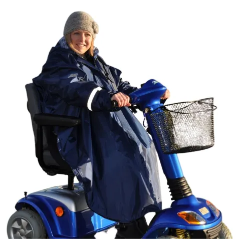 Poncho Forrado Con Mangas Splash Deluxe para Silla de... 2