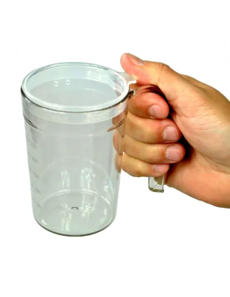 Vaso Tazón con Asa y Dos Tapas