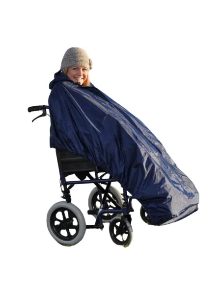 Chubasquero Forrado Sin Mangas Splash  Deluxe para Silla de Ruedas