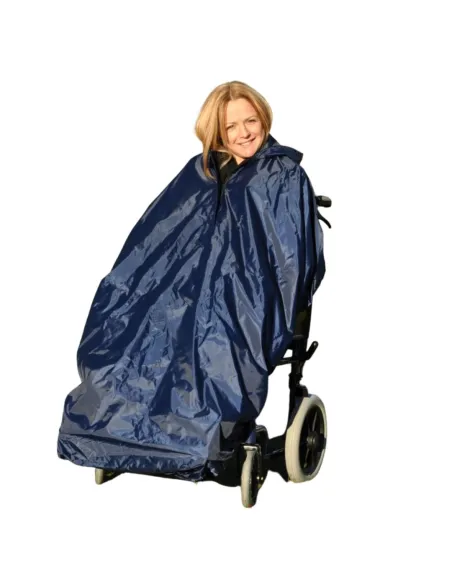 Chubasquero Forrado Sin Mangas Splash  Deluxe para Silla de Ruedas