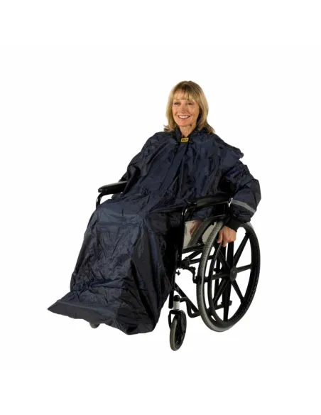 Chubasquero Forrado con mangas Deluxe Splash para Silla de Ruedas