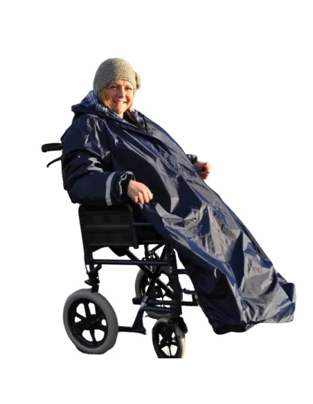 Chubasquero Forrado con mangas Deluxe Splash para Silla de Ruedas