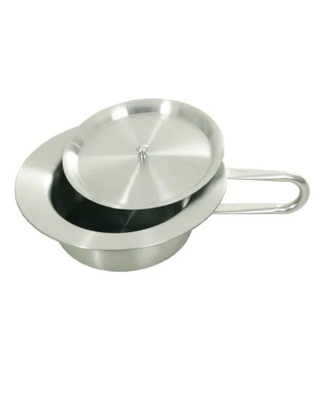 Orinal de Acero Inoxidable con Asa y Tapa