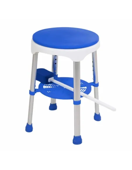 Taburete de Ducha con Asiento Giratorio ATLANTIS