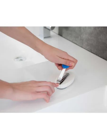 Cortauñas con Base Ventosa Antideslizante